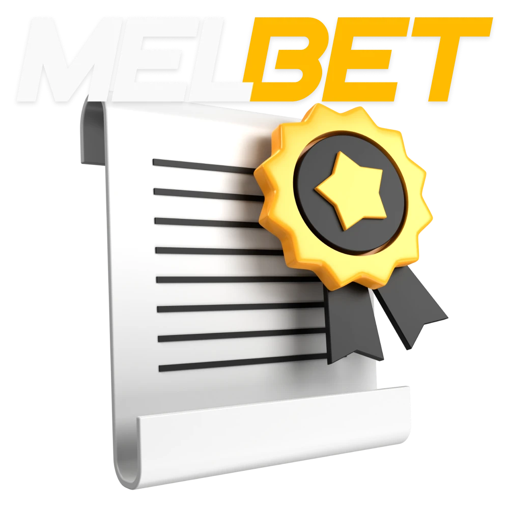 Melbet is a licensed platform.